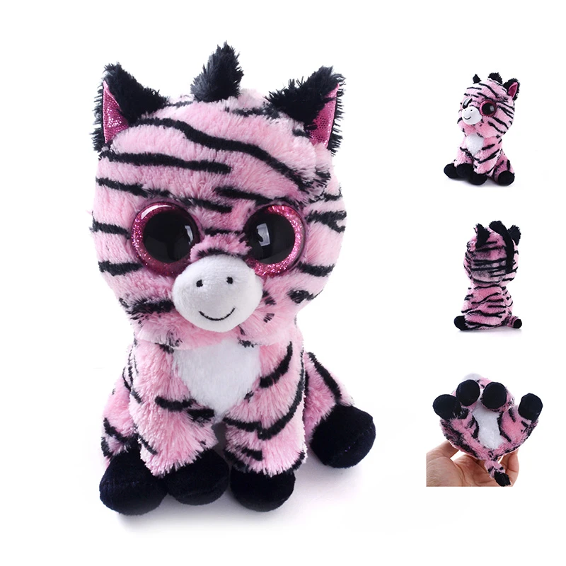 small stuffed zebra
