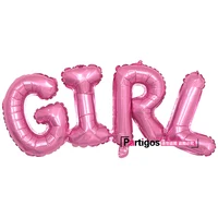 2 шт./компл. мальчик девочка письма связи Фольга Шарики New Baby Shower День Рождения
