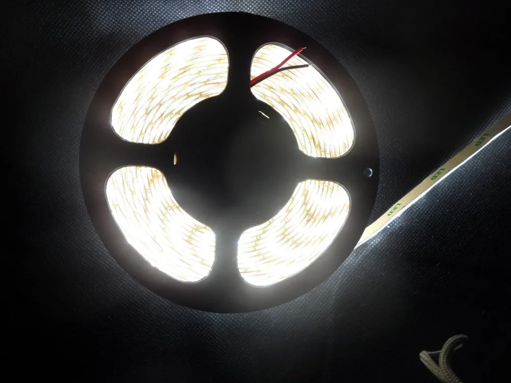 

MARSWALLED High CRI 80+ LED Strip Light SMD5630 Super Bright LED Lighting Daylight White Waterproof IP65 5300K-5800K