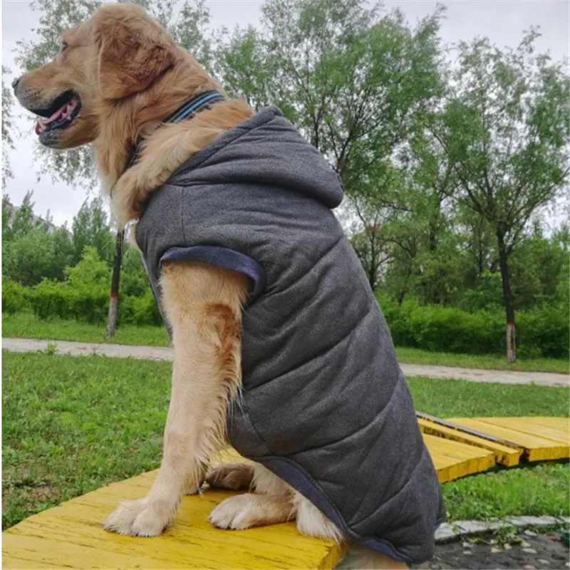 Пальто для больших собак, куртка, одежда для больших собак, зимняя одежда для самоедов, золотистый ретривер, Сибирский хаски, лабрадор, одежда для больших питомцев, наряд