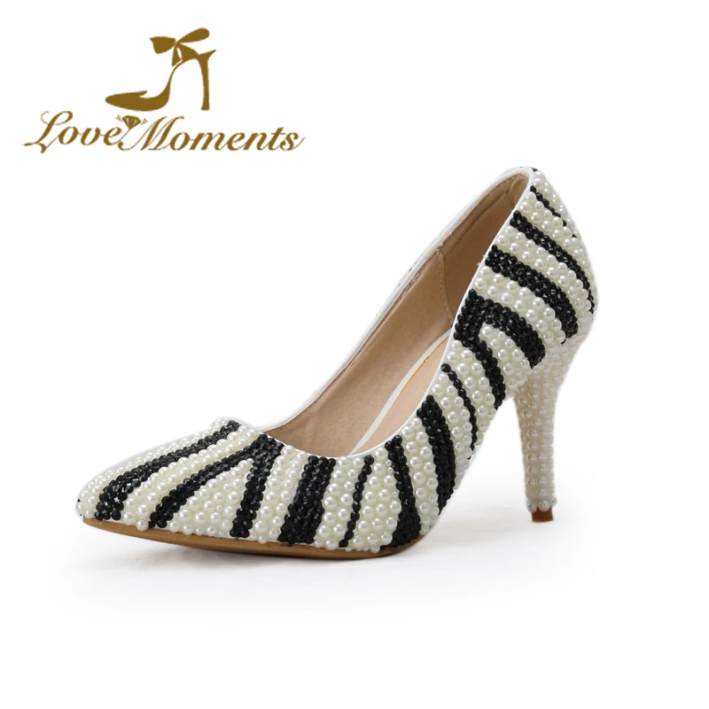 zebra stripe pumps