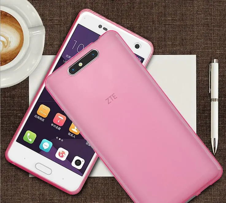 Ультратонкий прозрачный мягкий чехол защитный для ZTE V8 ТПУ накладка телефона Blade
