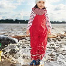 Новинка; детские непромокаемые лыжные брюки для детей 1-7 лет; комбинезоны для девочек и мальчиков; брюки; детская одежда; зимние уличные брюки;