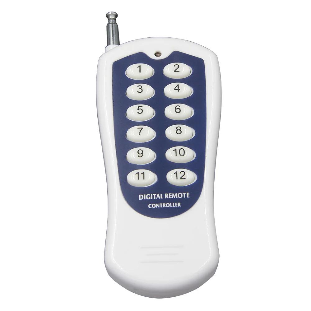 1PCS Extra Learning Code 12 CH 12CH RF Wireless Remote Transmitter 315 433 92 MHZ