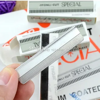 

New arrival 100bags/box Makeup Eyebrow Razor Trimmer Shaper professional Shaving Kit Stainless Steel blade /guang zhou