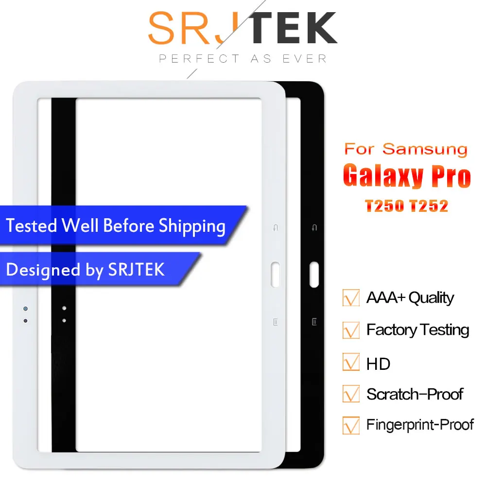 

Srjtek Touchscreen For Samsung Galaxy Pro T520 SM-T520 T525 SM-T525 Touch Screen Digitizer Sensor Panel Glass Tablet Replacement