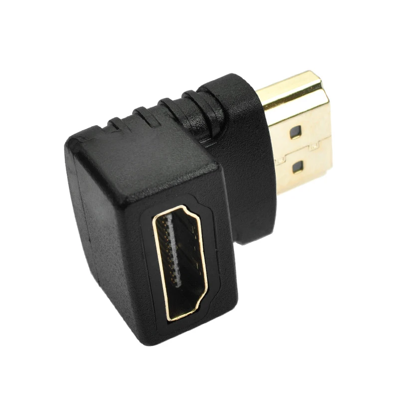 Кабель адаптер Amkle HDMI HDMDI/M к HDMI/F конвертер с углом 90 градусов удлинитель для 1080P HDTV