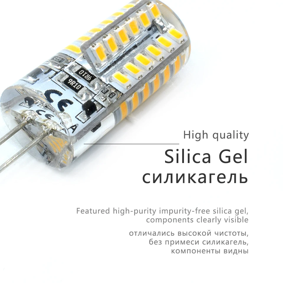 LKLTFX G4 Светодиодная лампа 12 В переменного тока 220 SMD3014 1 Вт 2 3 Замена 10 20 30 галогенная
