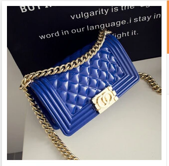 18K gold jelly bag toyboy upscale chain shoulder diagonal package handbags  wholesale - AliExpress