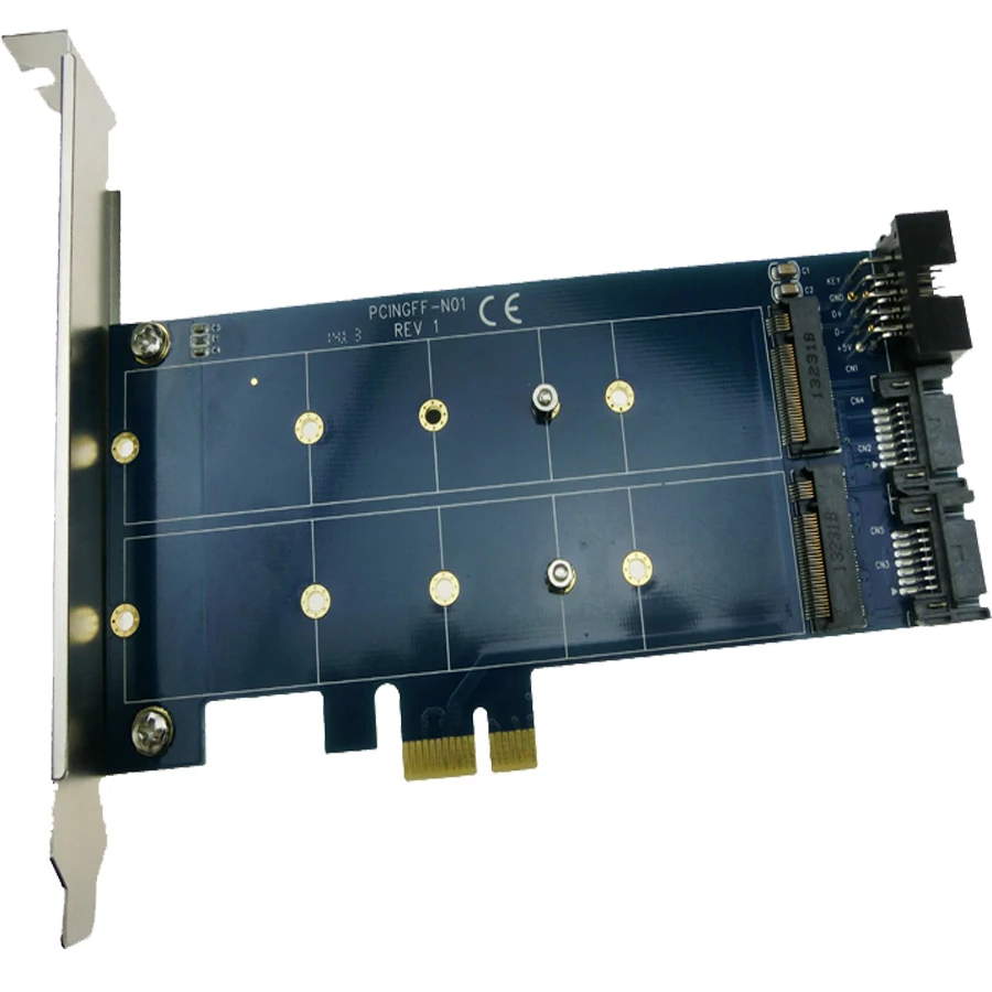 NGFF SSD на 2 SATA 6 Гб адаптер 7Pin III M.2 USB M2 беспроводной bluetooth карта ADPM0302 | Компьютеры и