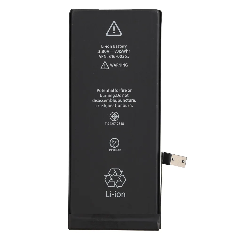 

100% Brand New 1960mah Built in Battery for iphone 7 Replacement battery For iPhone 7 Rechargeable Battery for iphone 7