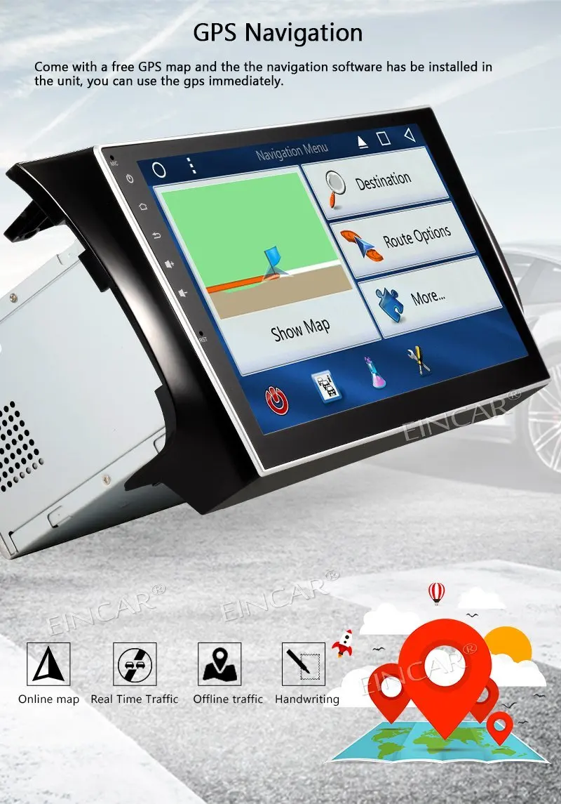 Clearance Special for Nissan Android 7.1 2Din 4-Core Car Stereo GPS Navigation No DVD Player HeadUnit Support Bluetooth Wifi Audio Radio 1