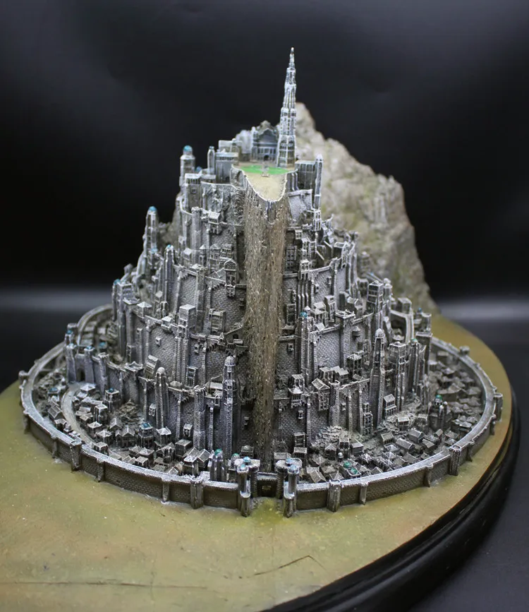 Weta replica lotr minas tirith city modelo gondor capital cidade branca -  AliExpress