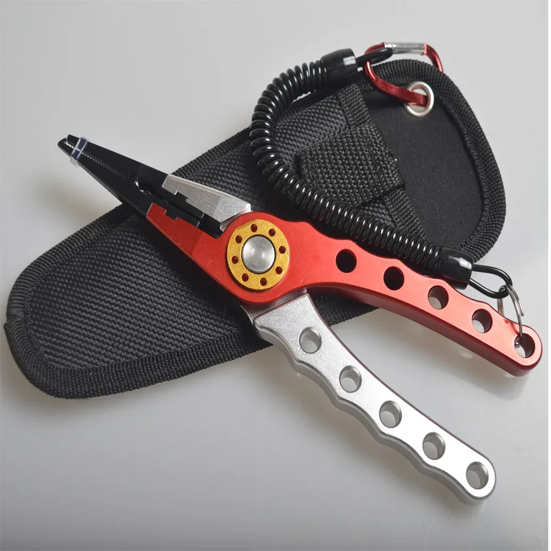 

USA shipping Multi-Function Stainless Steel Pliers Scissors Fishing Line Cutter Remove the Equipment Fishing Tool