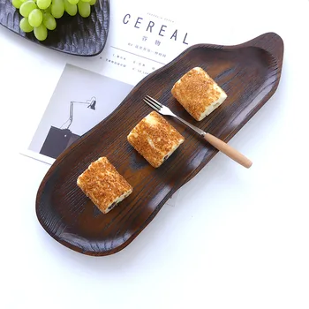 

New products on board, creative irregular wood tray, grain tray, pastry tray, tea tray 39*13.5CM