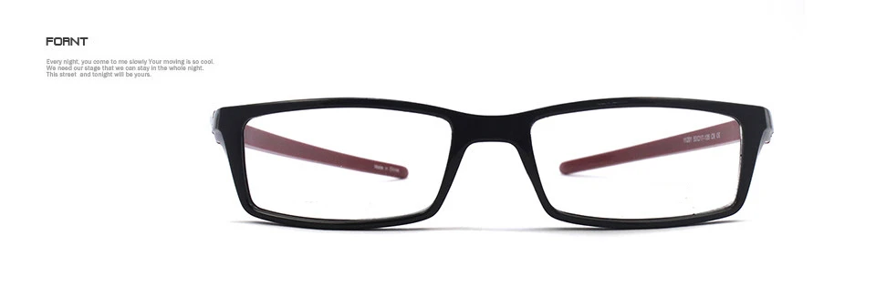 Унисекс TR90 оптическая оправа для очков ультра светильник Близорукость Спортивные очки оправа 11201