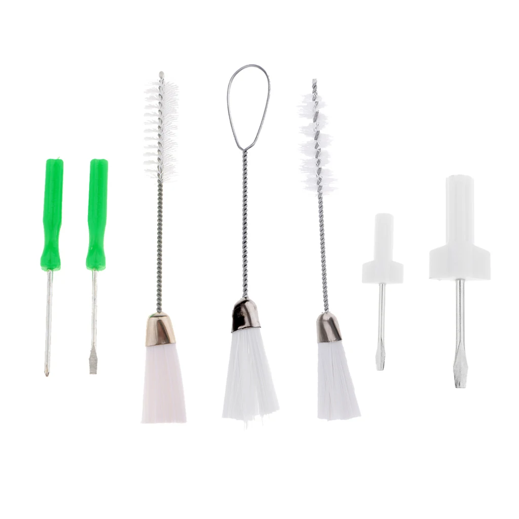  7 Pieces/Set Sewing Machine Service Kit 3 Sewing Machine Lint Cleaning Brushes & 4 Screwdrivers
