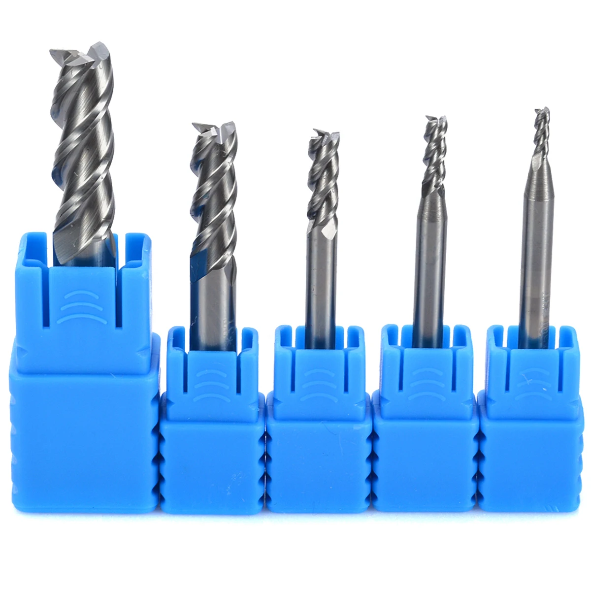 

5pcs 3 Flute HRC50 Solid Carbide End Mill Tungsten Steel CNC Aluminum Milling Cutter 2/3/4/6/8mm