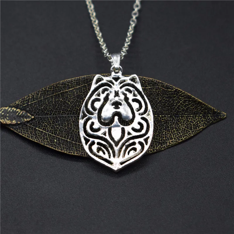 Elfin Wholesale Trendy Chow Chow Necklaces Gold Color Silver Color Dog