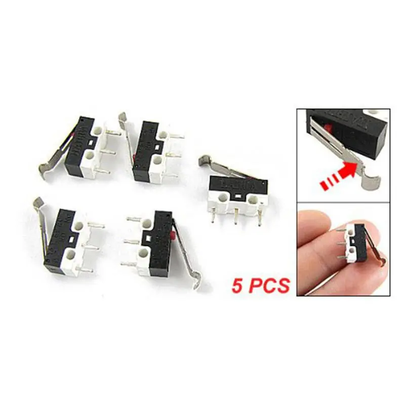 

DHDL- AC 125V 1A SPDT Subminiature Micro Lever Switch 5 Pcs