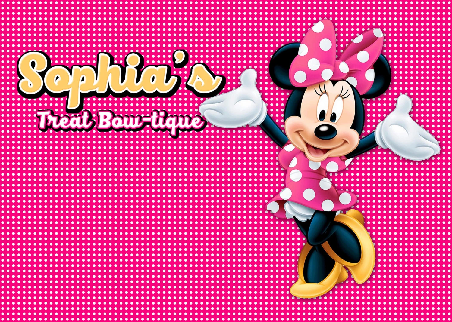 custom minnie mouse pink themed backdrops High quality Computer print party  photo studio background|Nền| - AliExpress