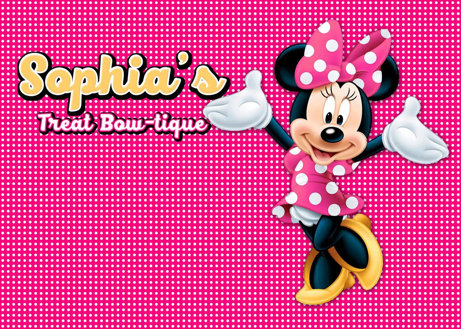 Detail Feedback Questions about custom minnie mouse pink