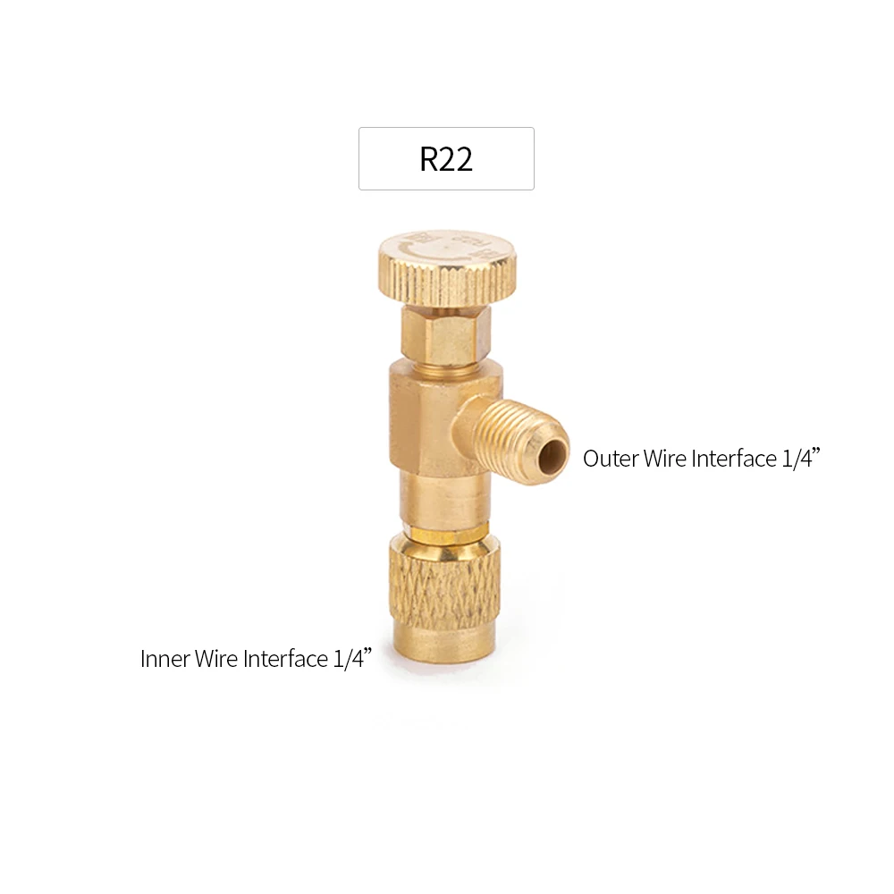 R410A для замены фреона клапан 1/4 "-5/16" медь управление потоком клапаны медь и фтора защитный клапан