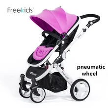 Freekids Fashion Highview Stroller For 0-36 Months Baby, Portable Folding Pushchai, Child Cart, Pram, Buggies