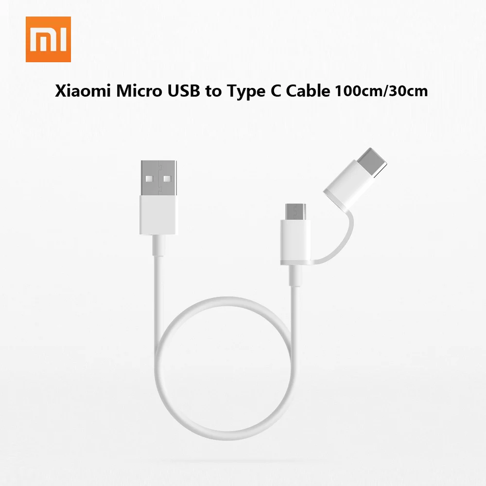 Xiaomi USB 2,0 для Micro USB/type C зарядный кабель синхронизации данных сетевой шнур для Xiaomi samsung 30 см