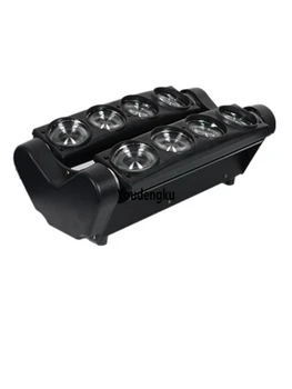 

6 pieces spider led stage light spider moving rgbw beam moving head dj lighting 8x10w rgbw 4in1 spider