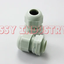 Нейлоновые кабельные сальники PG16 PG19 воды-доказательство разъем белый и черный цвет