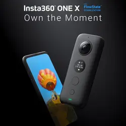 Insta360 ONE X Спортивные экшен-камера Эра 360 к видео VR 5,7 для iPhone и Android youtube камера экшен-камера потокового видео