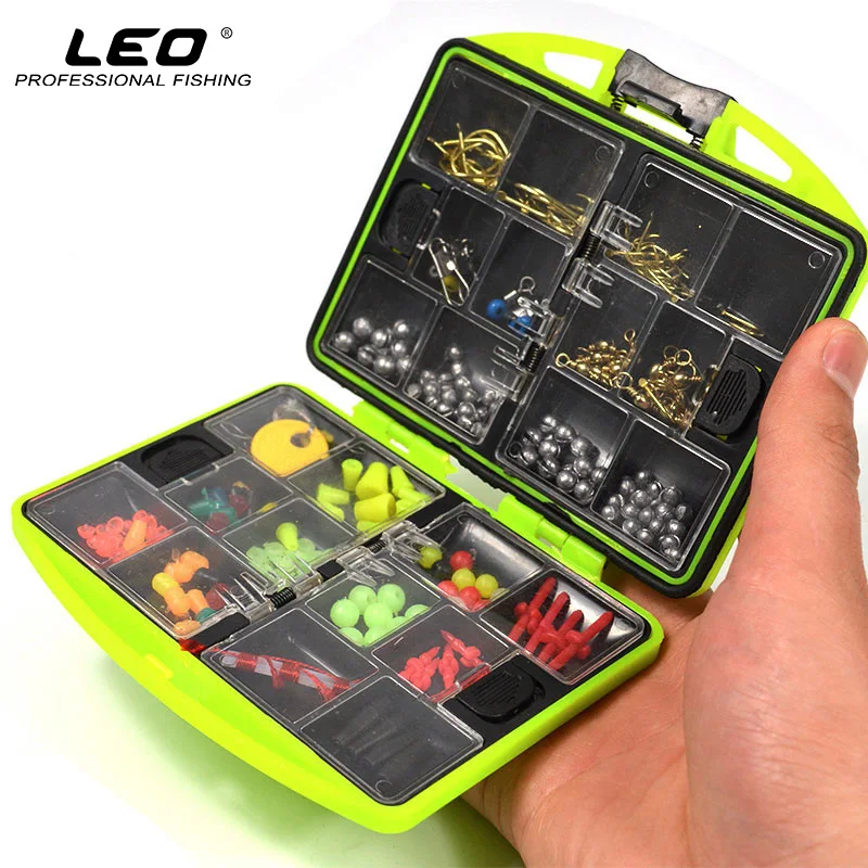 

100Pcs/Box High cost performance Ocean Rock Fishing Accessories Set Fishhook Float Lead Sinker Fishing Tackle Hot Sale