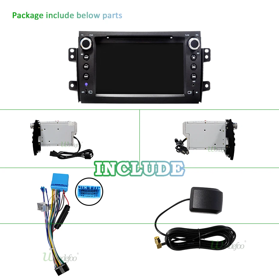 Best 8" DSP Android 9.0 4G 64G AV Output CAR GPS Radio For Suzuki SX4 2007-2013 DVD PLAYER Navigation Stereos Multimedia IPS screen 2