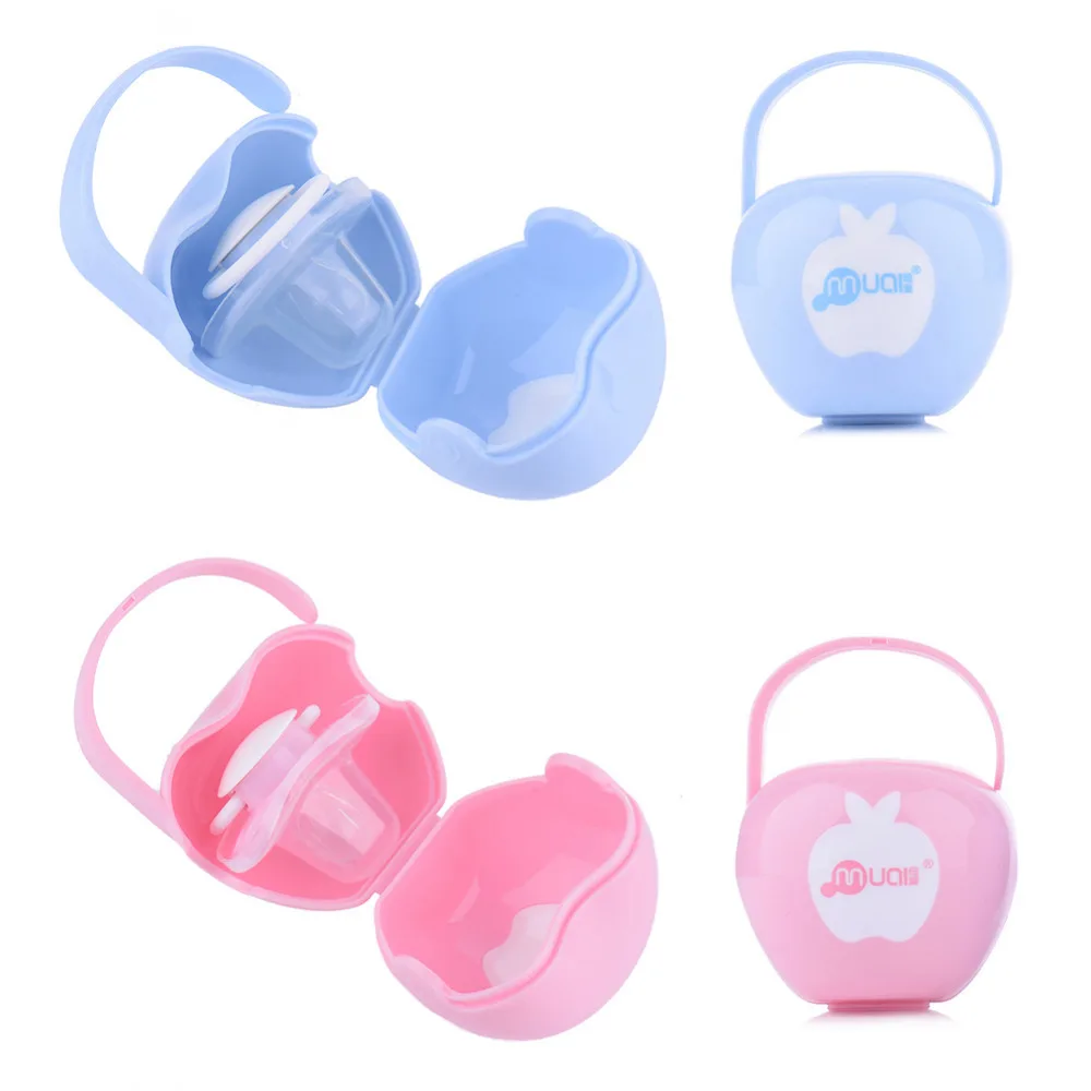 

1Pc Infant Nipple Dummy Baby Soother Pacifier Box Care Baby Soother Container Holder Pacifier Dummy Box Travel Storage Case