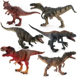 7 вариантов большие динозавры фигурка Модель Набор юрских динозавров модель игрушки для детей Мальчики Дети подарок DIY игрушка домашний