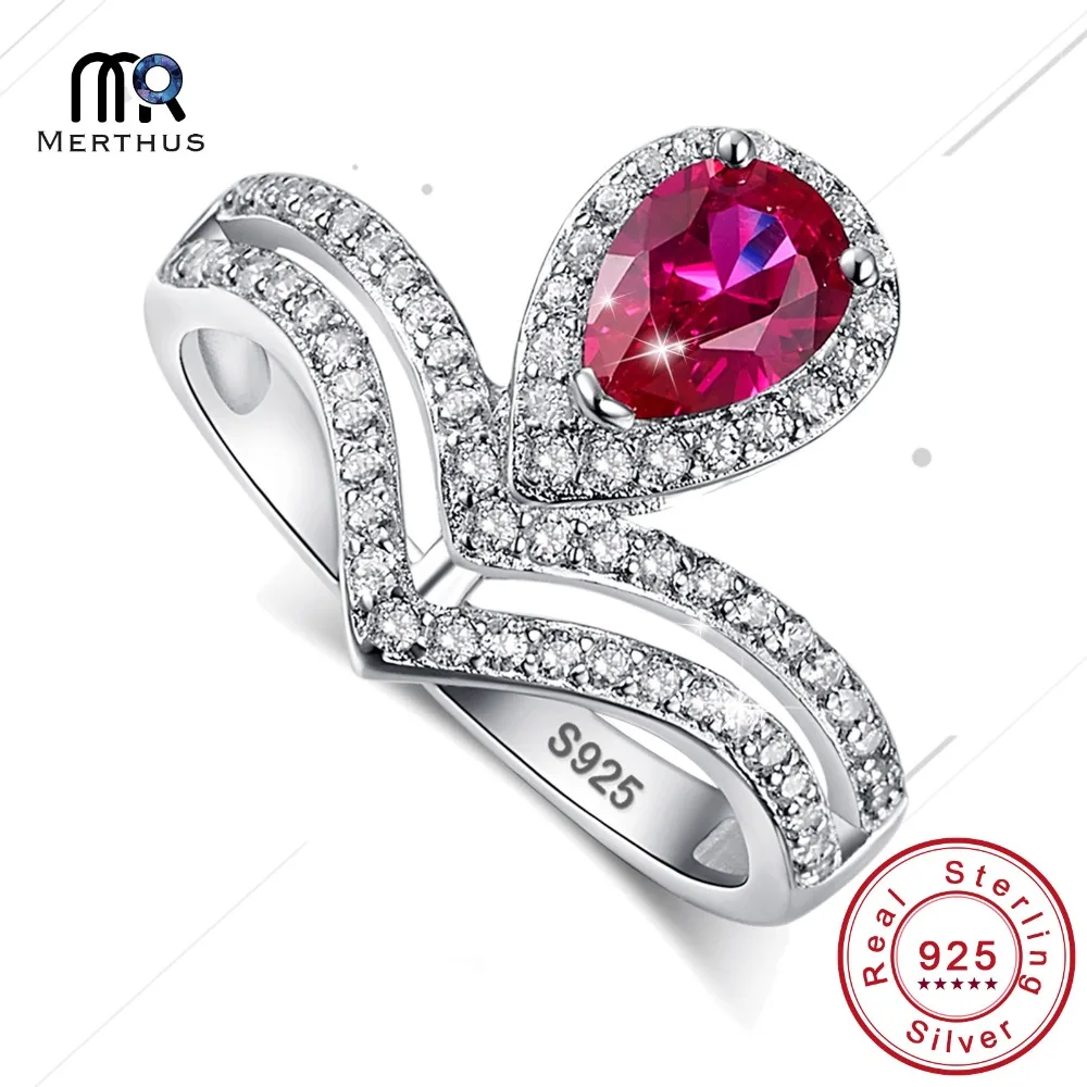 waterdrop wedding rings sterling solid 925 silver female luxury princess crown pear type women multicolor optional wedding ring - Wedding Ring Types waterdrop wedding rings sterling solid 925 silver female luxury princess crown pear type women multicolor optional wedding ring - Wedding Ring Types