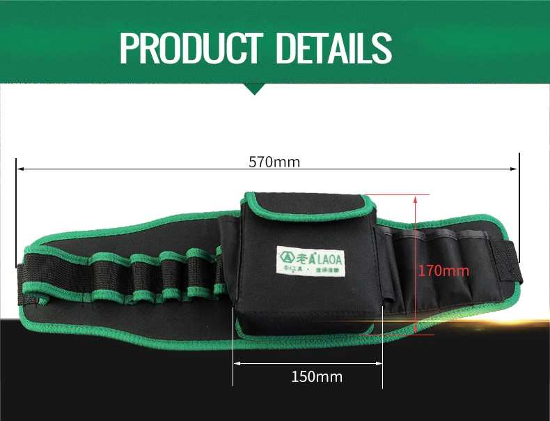 LAOA сумка для инструментов многофункциональные карманы для инструментов 600D Водонепроницаемая Ткань Оксфорд ремонтный набор инструментов Пакет