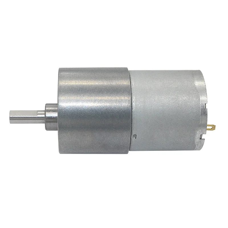 Comprar 37mm todo Metal caja de cambios 12v 24v CC engranaje Motor 7RPM a 1600 rpm motorreductor motop alto par Motor excéntrico eje