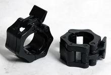 Free shipping Weight Lifting Barbell Lock one pair Jaw Quick Release Gym Dumbbell Fitness Body Building Clamps