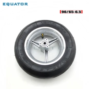 

motorcycle parts front 110/50-6.5 or Rear 90/65-6.5 wheel &Vacuum tyre for 2 stoke mini pocket bike spare parts