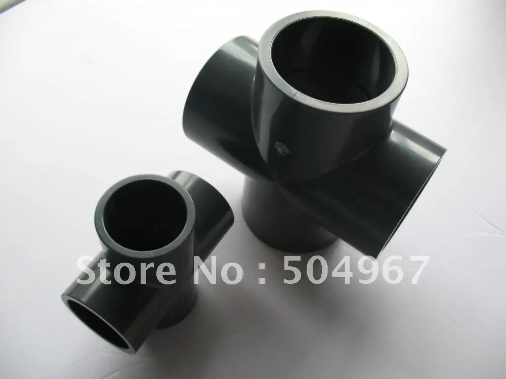 retails and wholesale pvc pipe fitting/cross DN40 with good price and