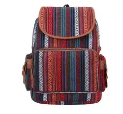 Рюкзак подростковый женская школьная сумка богемный этнический рюкзак Bagpack большой емкости путешествия рюкзак сумка
