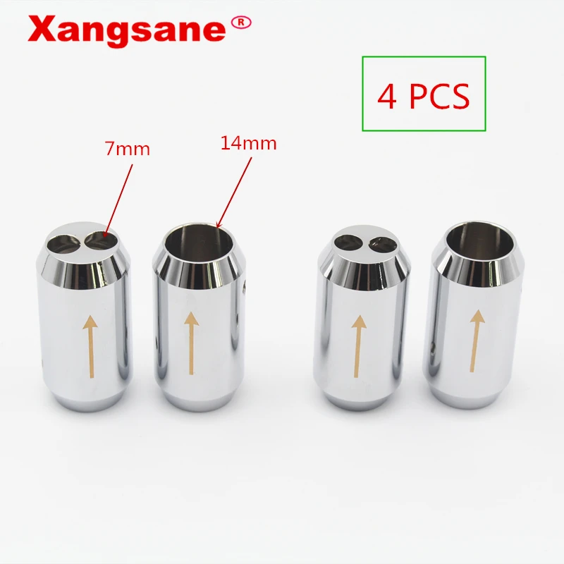 Xangsane 4 шт./компл. Динамик кабель аудио провода брюки загрузки Y сплиттер Диаметр 16 мм до двух 8 мм/14 мм до двух 7 мм Диаметр