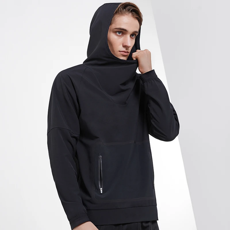 Vansydical спортивные толстовки осень зима мужские топы для фитнеса бега