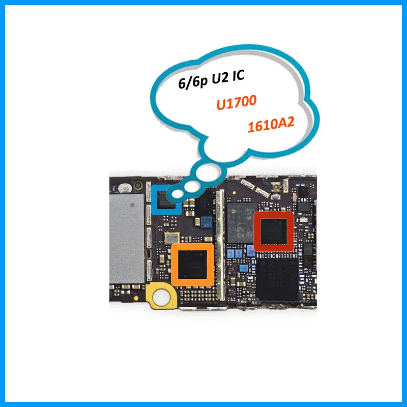 

5pcs/lot Original U2 for iphone 6 6 Plus 6plus U2 Charger Charging TRISTAR2 chip USB Control IC 36pins IC Chip