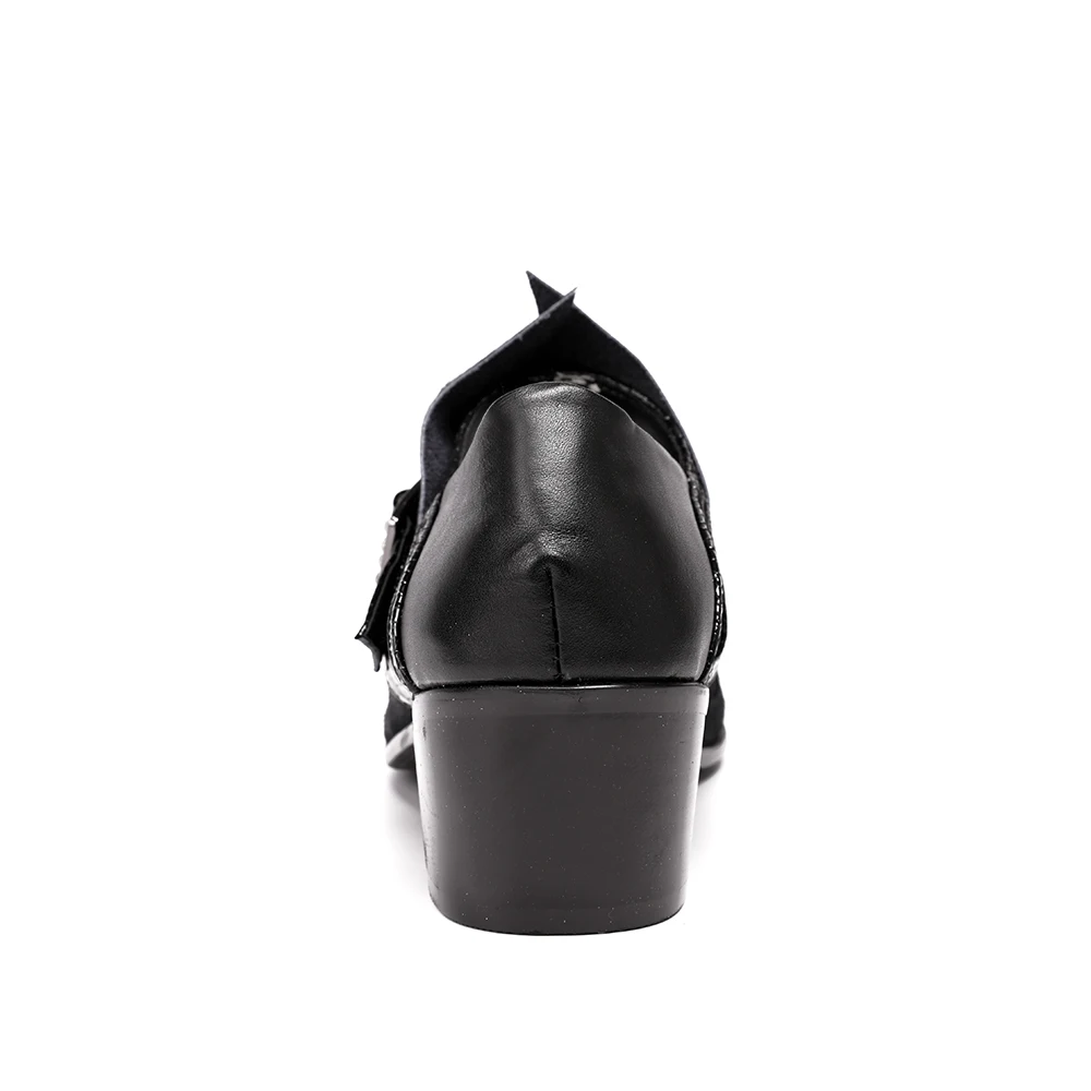 Мужские туфли оксфорды из натуральной кожи с пряжкой|oxford black|oxford menoxford leather |