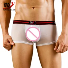 

Underwear Boxers Slip Homme Transparent Mens Sexy Underwear Sexy Gay Men Underwear Breathable Shorts Men 1004-PJ