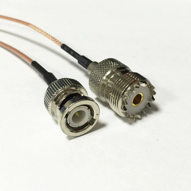 Wi Fi антенный адаптер UHF female SO239 переключатель BNC штекер RF отрезок кабель RG178 15 см