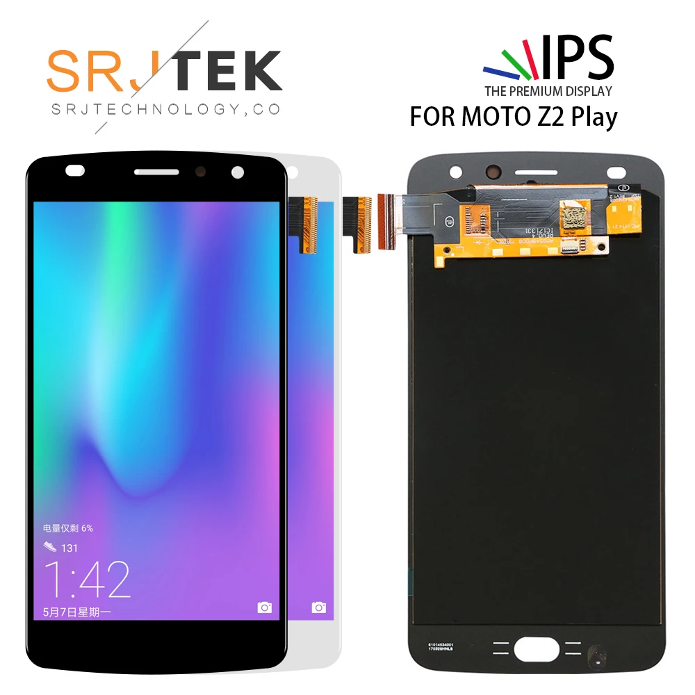 AMOLED ЖК экран для Motorola Moto Z2 Play XT1710 01/07/08/10 дисплей сенсорный дигитайзер 5 дюймов